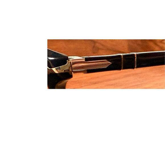 PERSOL BLACK EYEGLASSES FRAMES ~ 5.2 x 1.9 X 14.5 cm w/ Original Leather Case - Picture 14 of 16